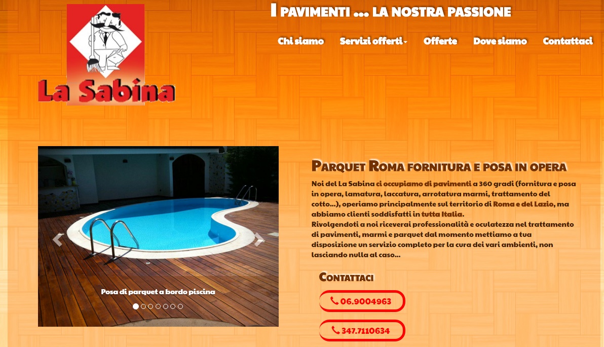 Realizzazione ed ottimizzazione sito web laSabina.it